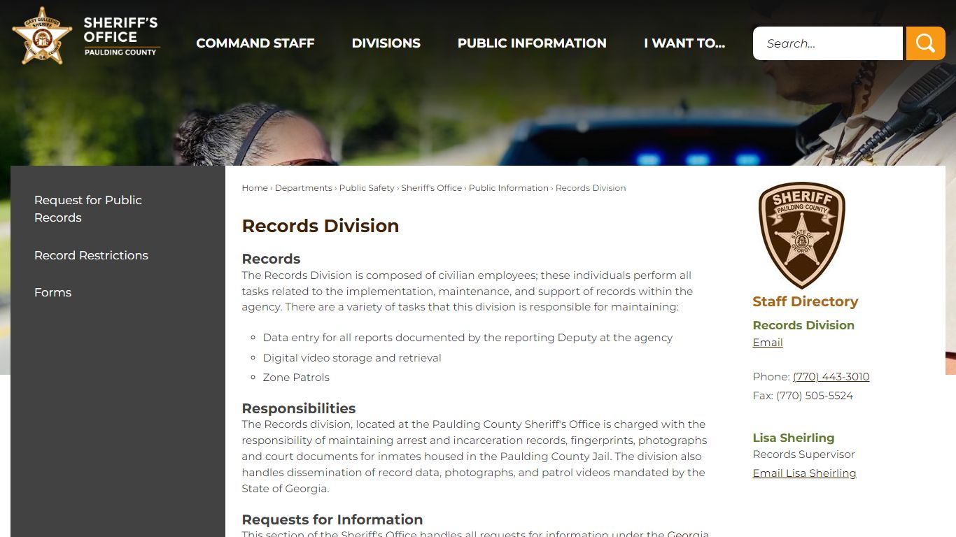 Records Division | Paulding County, GA